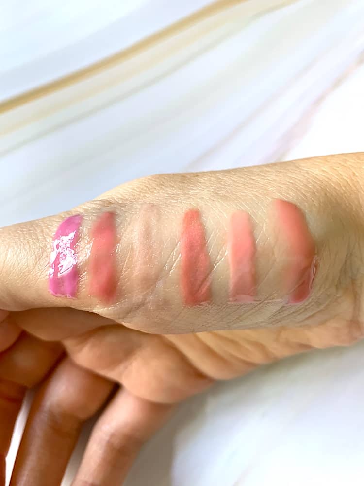 9 Pretty Pink Drugstore Lip Glosses Swatches