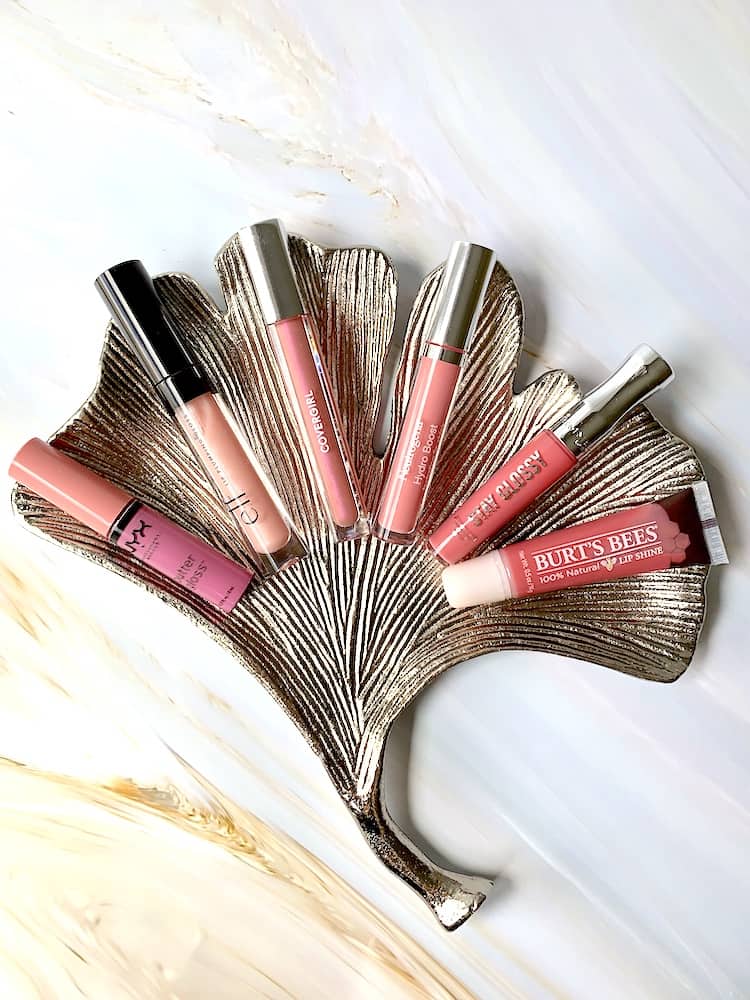 6 Pretty Pink Drugstore Lip Glosses