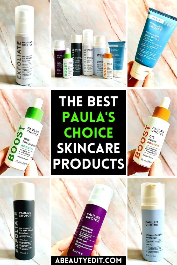 The Best Paulas Choice Skincare Products Collage