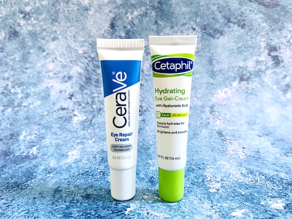 Cerave Eye Repair Cream and Cetaphil Eye Gel-Cream