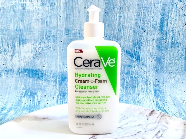 CeraVe Hydrating Cream-to-Foam Cleanser