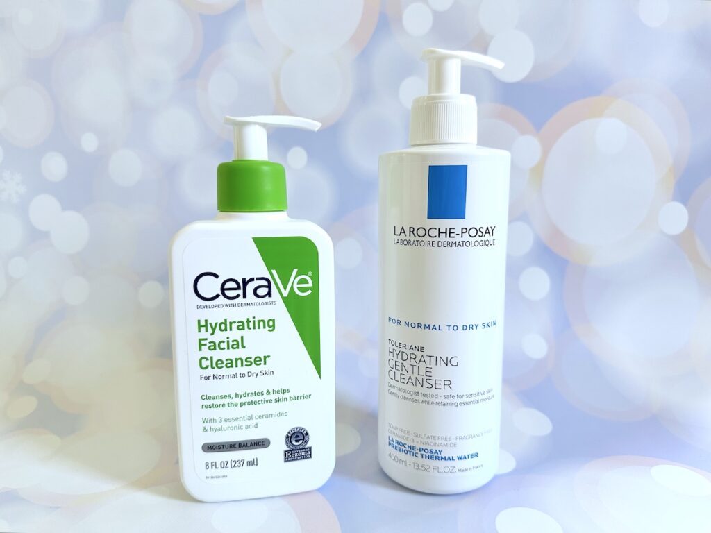 CeraVe Hydrating Facial Cleanser vs La Roche-Posay Toleriane Hydrating Gentle Cleanser.