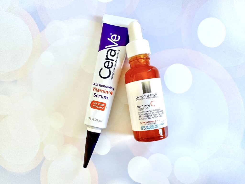 CeraVe Skin Renewing Vitamin C Serum vs La Roche-Posay Pure Vitamin C10 Serum.