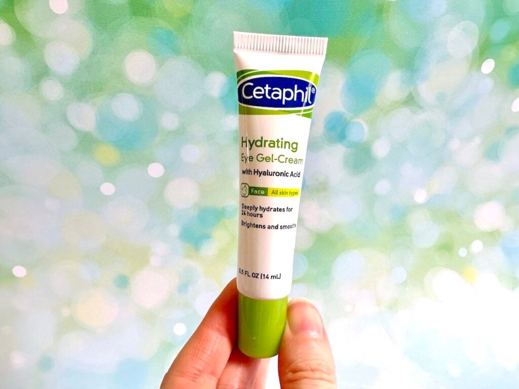 Cetaphil Hydrating Eye Gel-Cream, handheld.