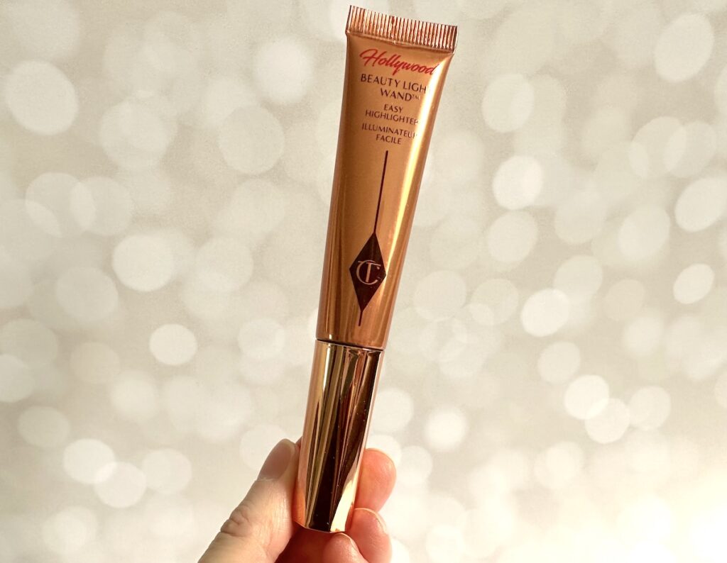 Charlotte Tilbury Hollywood Beauty Light Wand in the shade Spotlight, handheld.