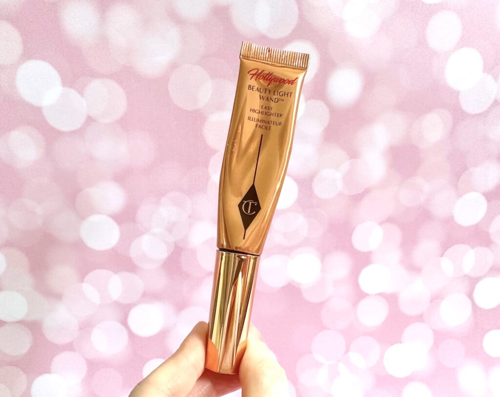 Charlotte Tilbury Hollywood Beauty Light Wand in the shade Spotlight, handheld.