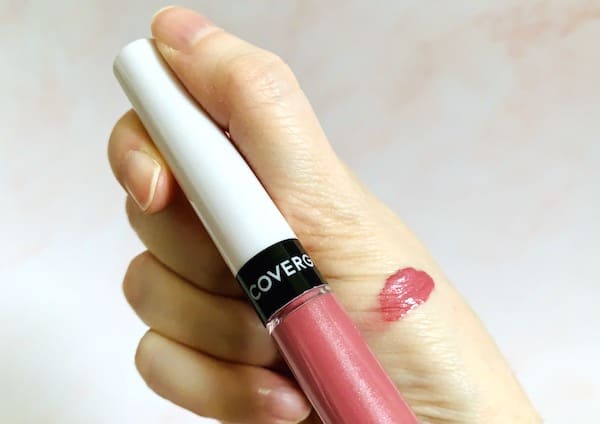 Covergirl Outlast All-Day Lip Color With Topcoat in Always Rosy Swatched on Hand