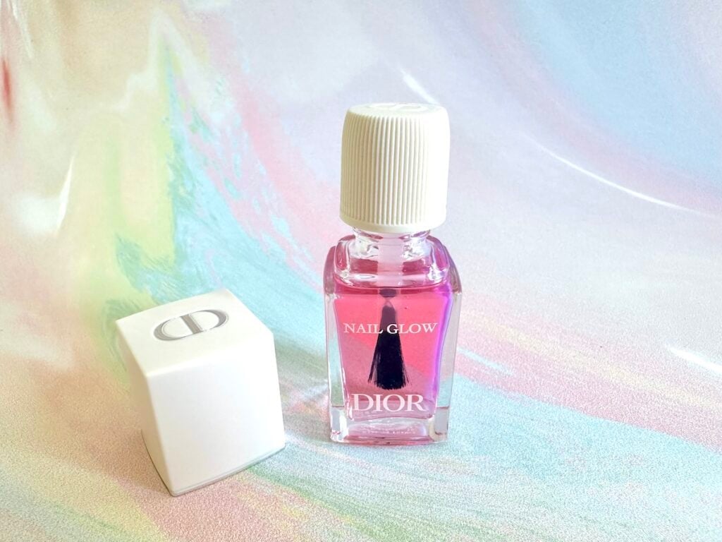 Dior Nail Glow cap removed.