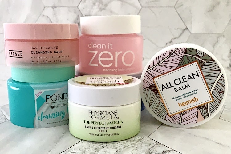 Drugstore Cleansing Balms from Versed, Pond's Clean It Zero, Physicians Formula and Heimish