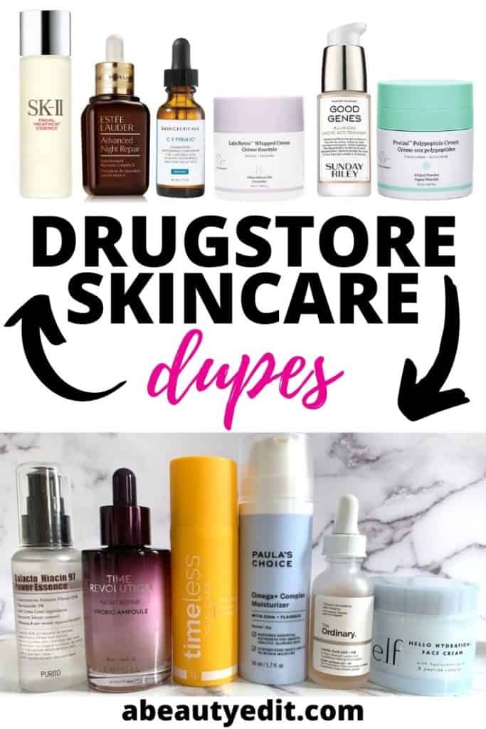 Drugstore Skincare Dupes for Luxury Skincare Products