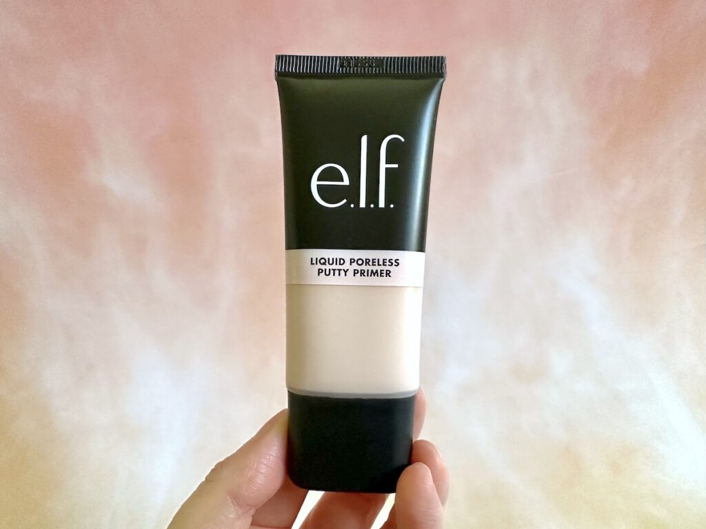 E.l.f. Liquid Poreless Putty Primer, handheld.