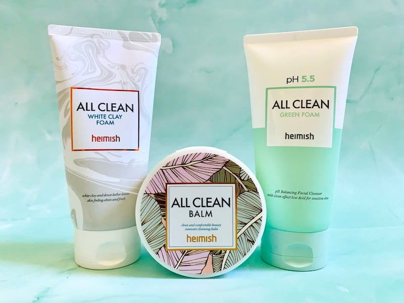 Heimish All Clean Balm, White Clay Foam & Green Foam Review