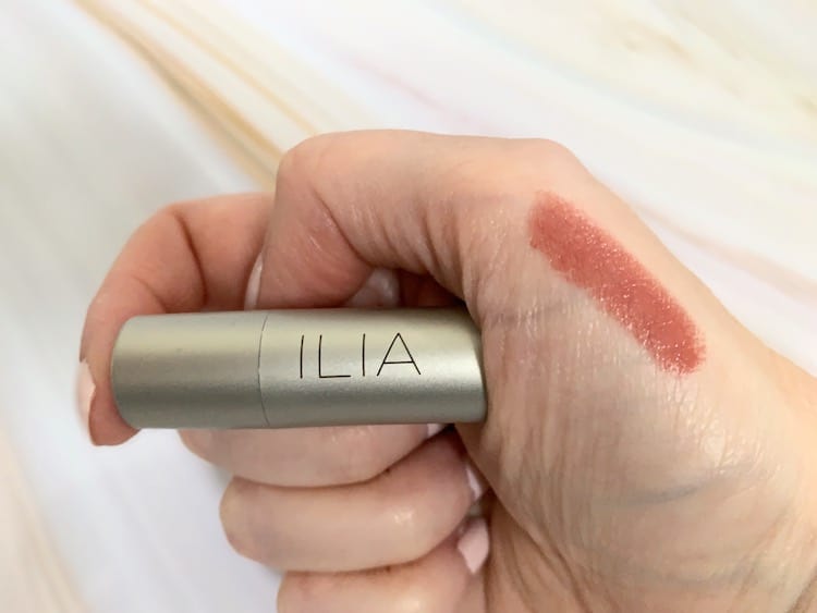 ILIA Lip Conditioner in Forever Sampled on Hand