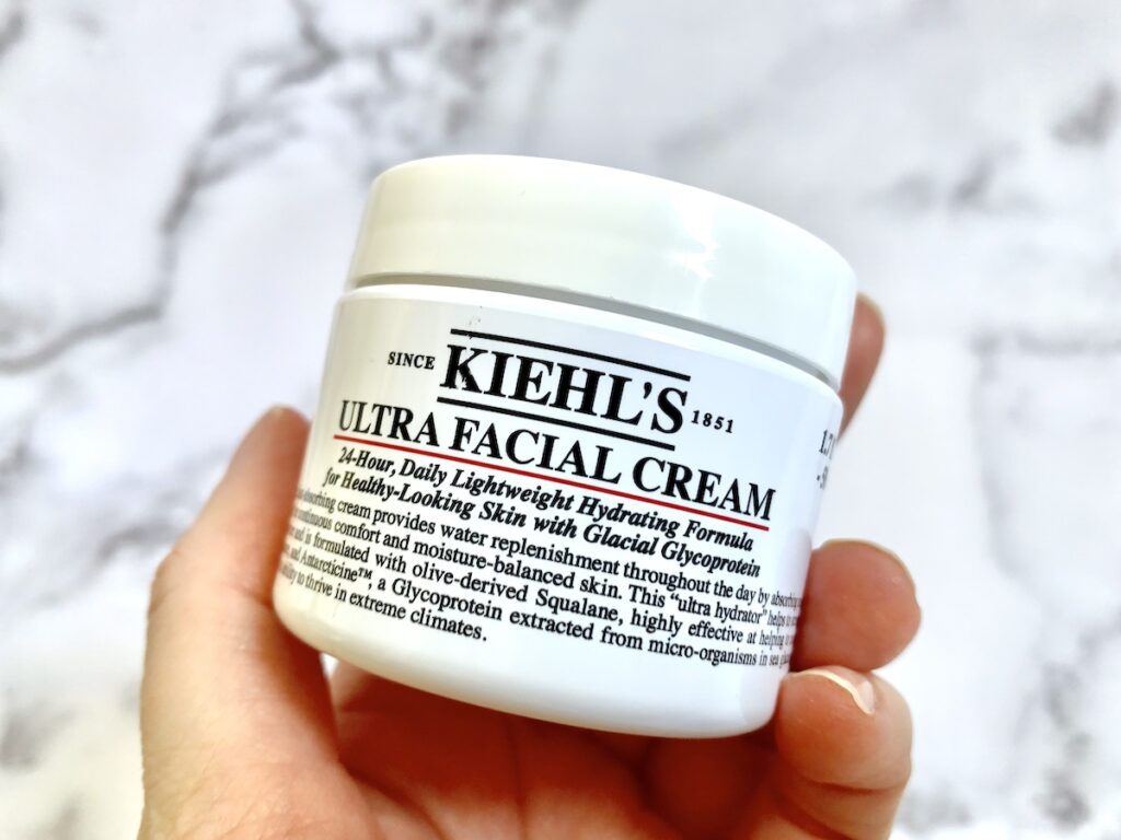 Kiehl's Ultra Facial Cream handheld.