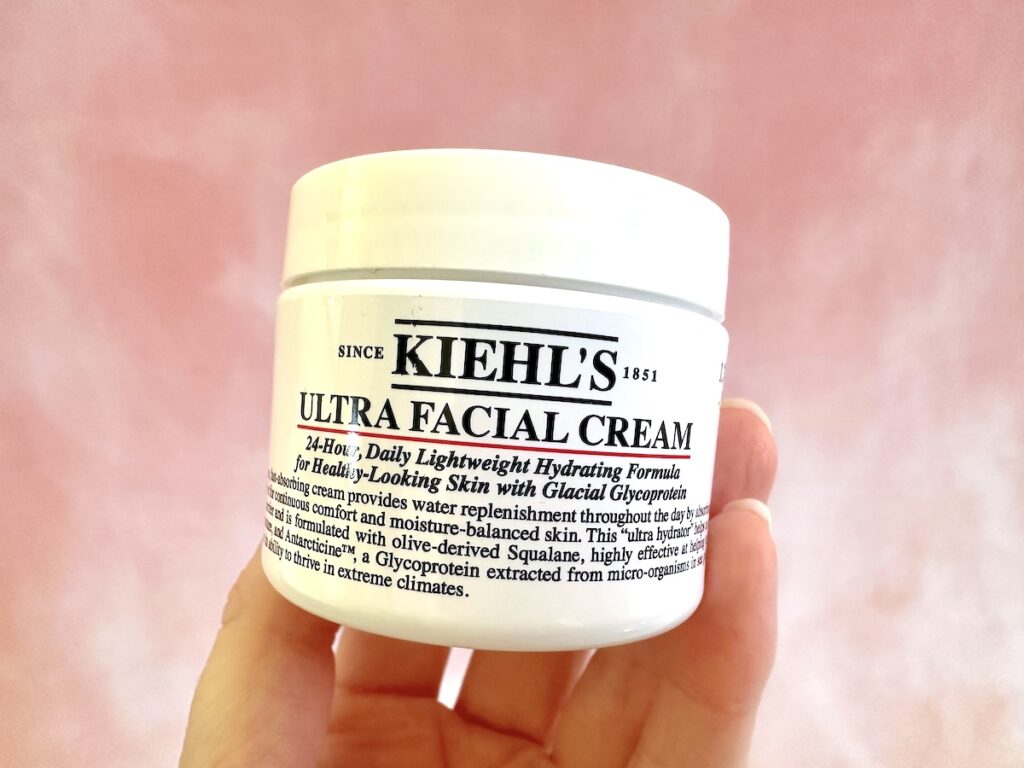 Kiehl's Ultra Facial Cream, handheld.