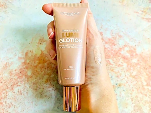 L’Oreal True Match LUMI Glotion Natural Glow Enhancer Swatched on Hand