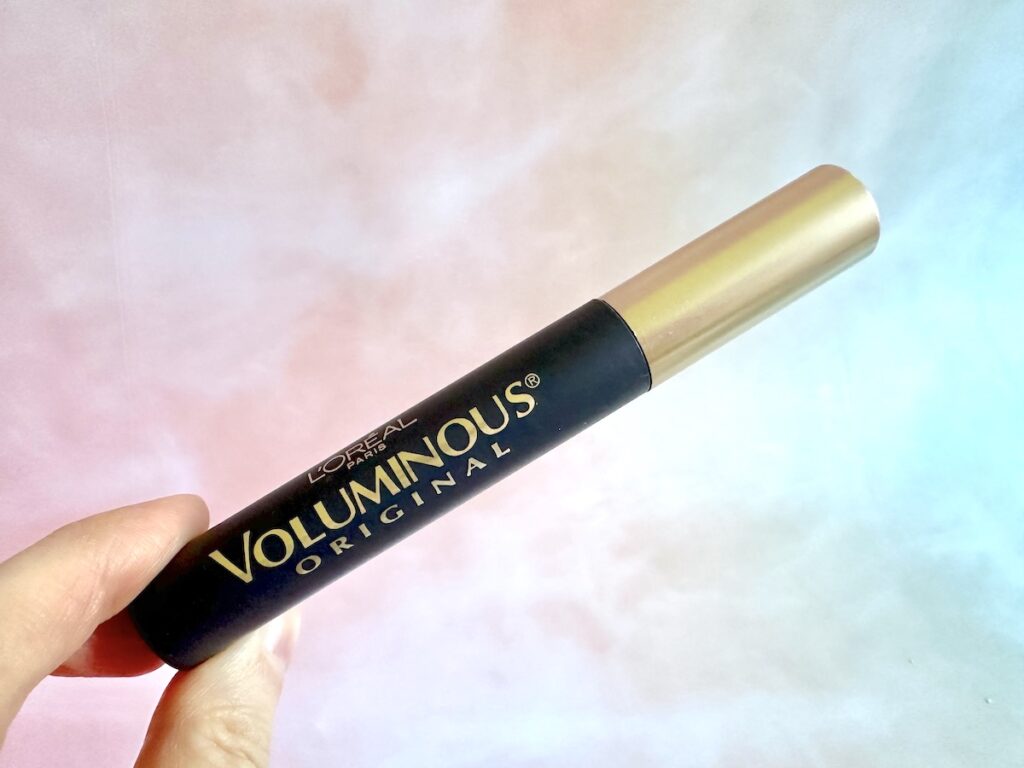 L'Oreal Voluminous Original Mascara in the shade Black Brown, handheld.