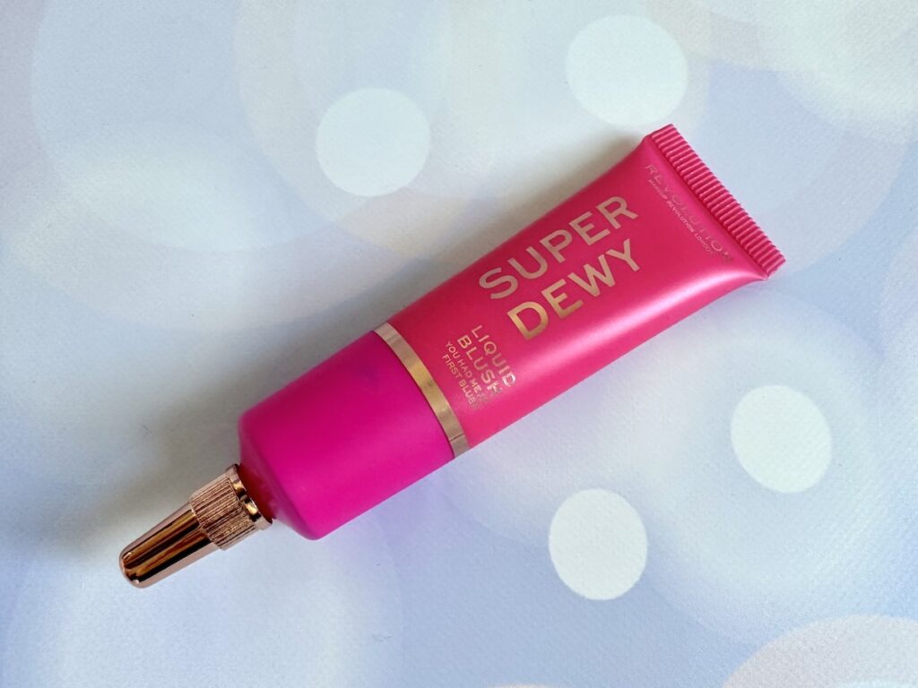 Makeup Revolution Superdewy Liquid Blush in the shade You Had Me At First Blush.