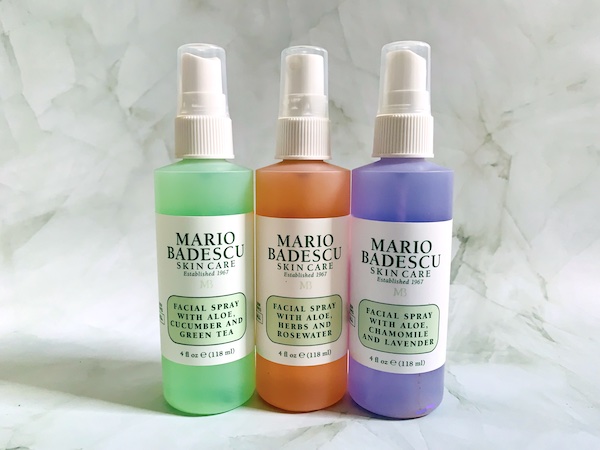 Mario Badescu Spritz. Mist. Glow. Facial Spray Collection Trio: Lavender, Cucumber, Rose