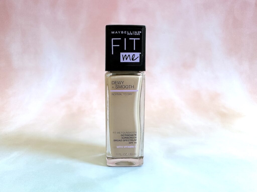 Maybelline Fit Me Dewy + Smooth Foundation in the shade Classic Ivory.