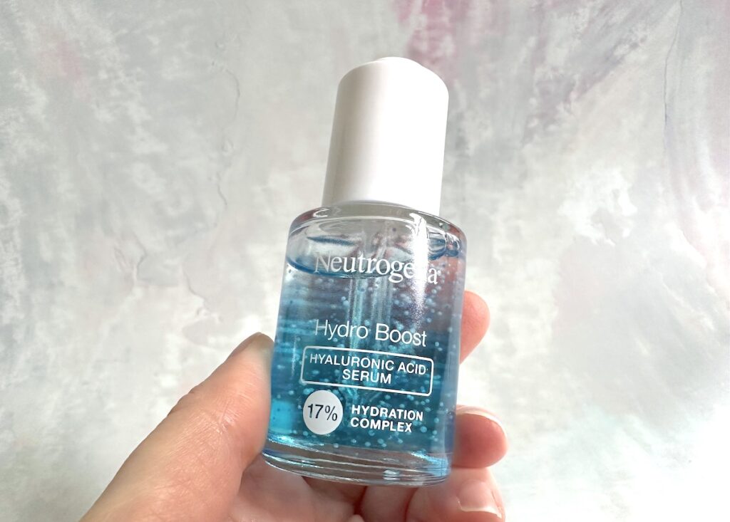 Neutrogena Hydro Boost Hyaluronic Acid Serum, handheld.