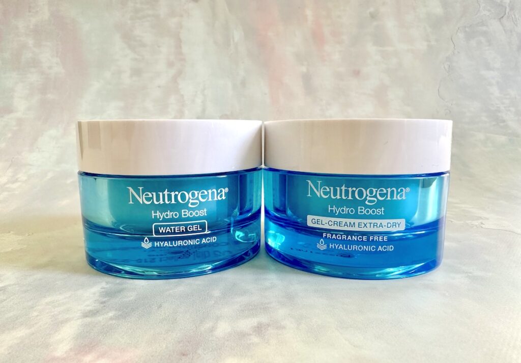 Neutrogena Hydro Boost Water Gel vs Gel Cream: moisturizers side by side.