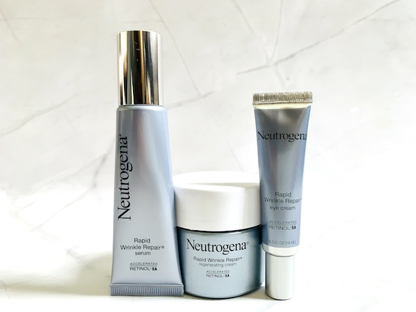 Neutrogena Rapid Wrinkle Repair Serum, Eye Cream and Regenerating Cream