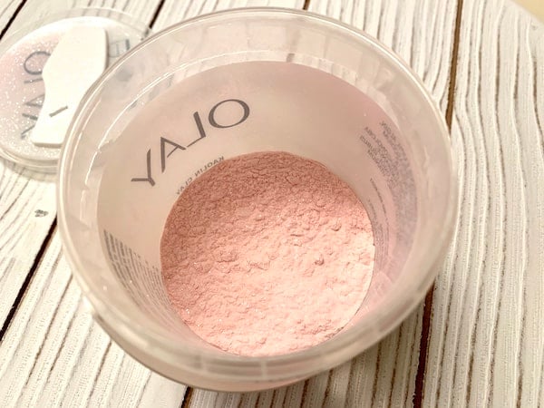 Olay Kaolin Clay Body Mask Opened in Powder Form