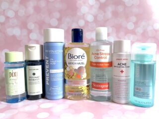 Paula's Choice BHA dupes from Naturium, Bliss, Revolution Skincare, Neutrogena, Biore, Peach Slices, and Pixi.