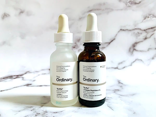 The Ordinary. "Buffet" and The Ordinary “Buffet” + Copper Peptides 1%