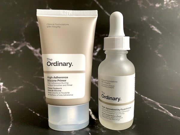 The Ordinary High-Adherence Silicone Primer and The Ordinary High-Spreadability Fluid Primer