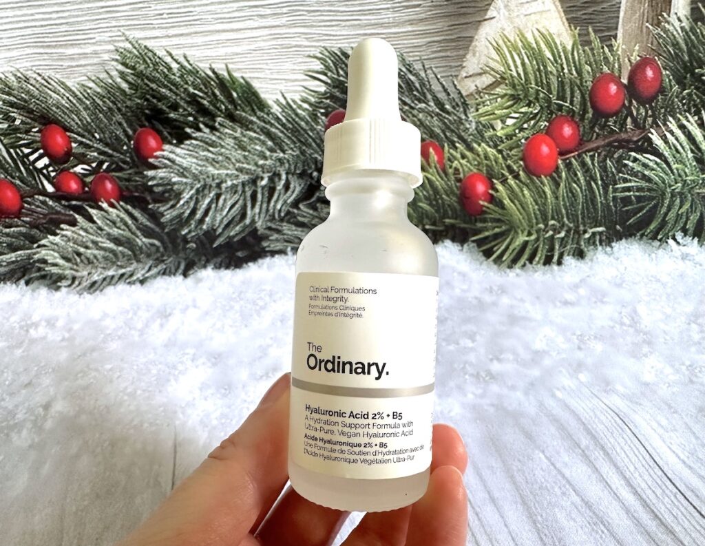 The Ordinary Hyaluronic Acid 2% + B5, handheld.