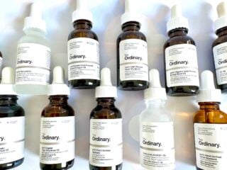 The Ordinary Hydrators and Oils, flatlay.