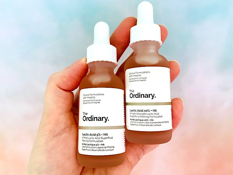 How To Use The Ordinary Lactic Acid: Lactic Acid 5% Serum + HA and Lactic Acid 10% Serum + HA