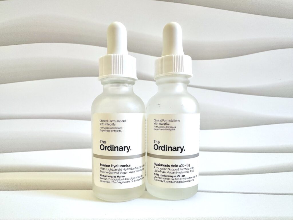 The Ordinary Marine Hyaluronics and The Ordinary Hyaluronic Acid 2% + B5.