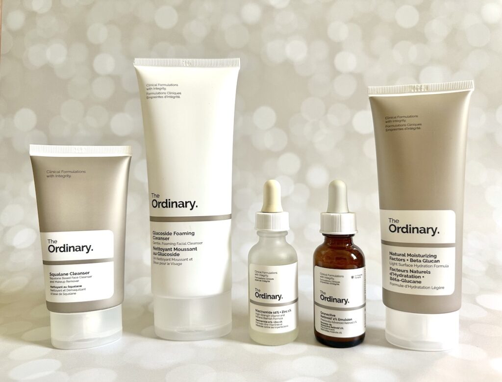 The Ordinary Retinol/Retinoid Skincare Routine For Oily Skin.