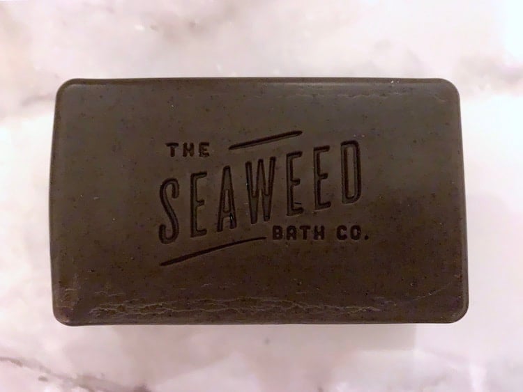 The Seaweed Bath Co Exfoliating Detox Body Soap with Arabica Coffee and Cinnamon