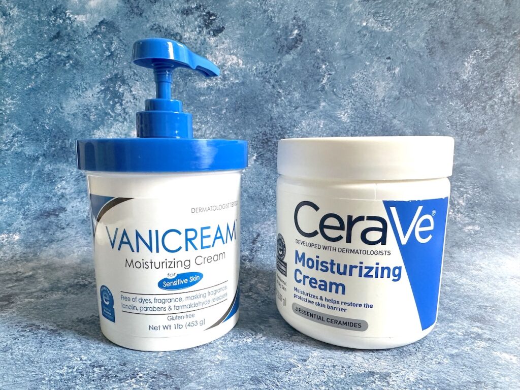 Vanicream vs CeraVe: Vanicream Moisturizing Cream and CeraVe Moisturizing Cream