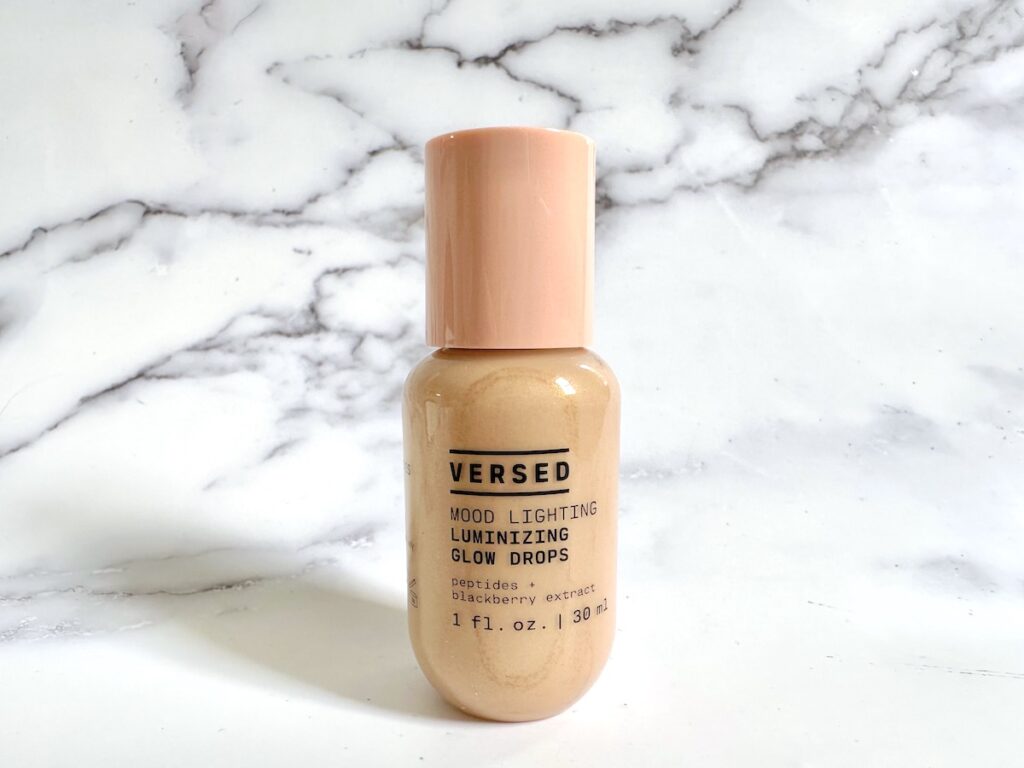 Versed Mood Lighting Luminizing Glow Drops in the shade Sheer Golden.