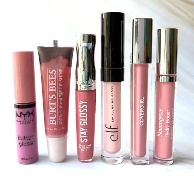 6 Pretty Pink Drugstore Lip Glosses