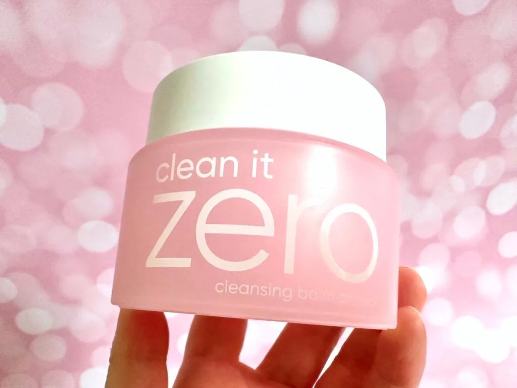 7. Banila Co. Clean It Zero Cleansing Balm, handheld.