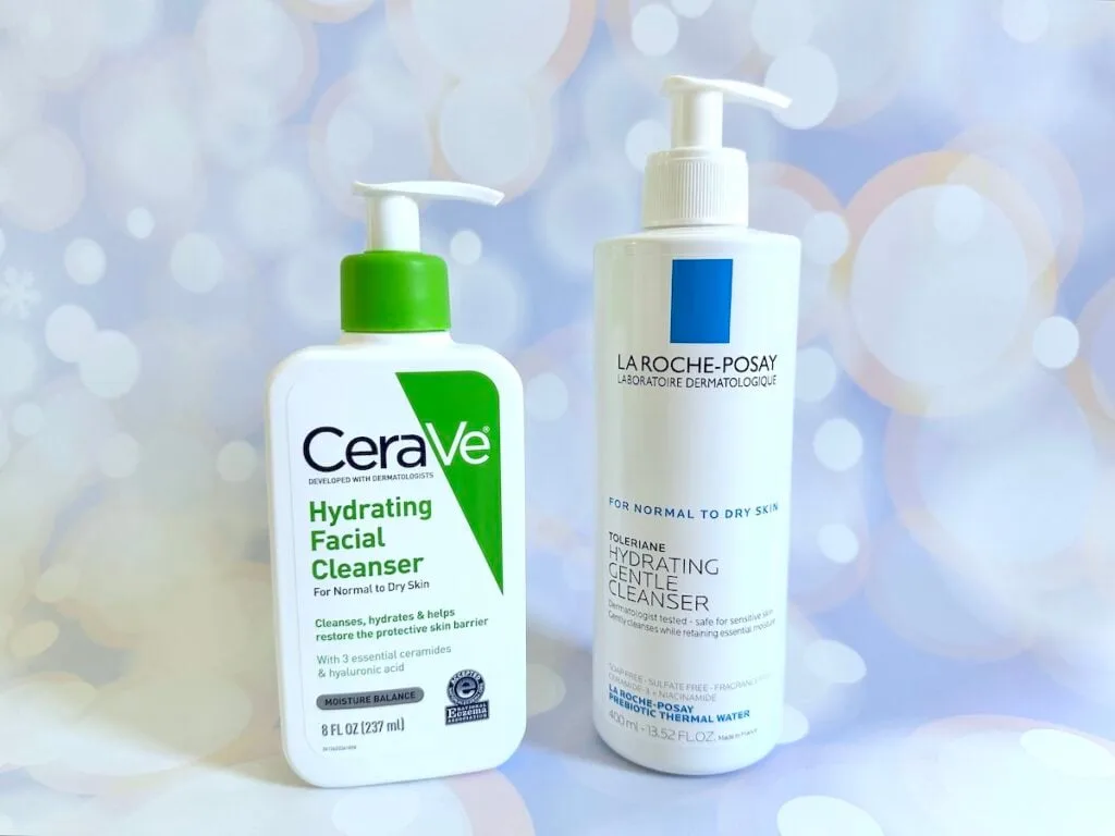 CeraVe Hydrating Facial Cleanser vs La Roche-Posay Toleriane Hydrating Gentle Cleanser.