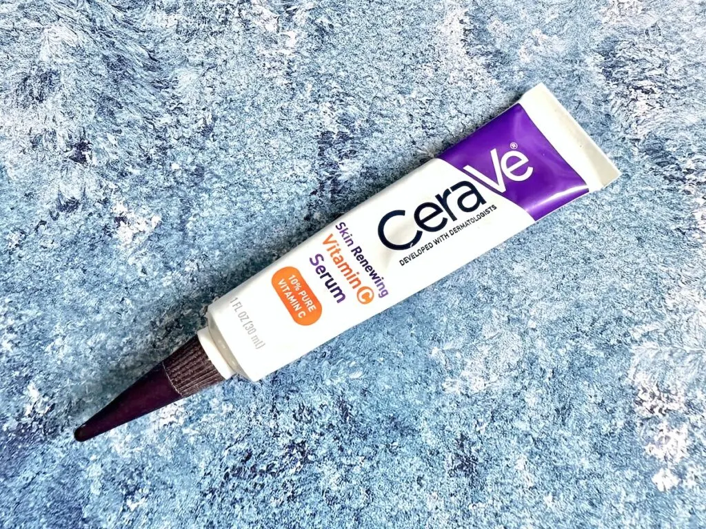 CeraVe Skin Renewing Vitamin C Serum, flatlay.