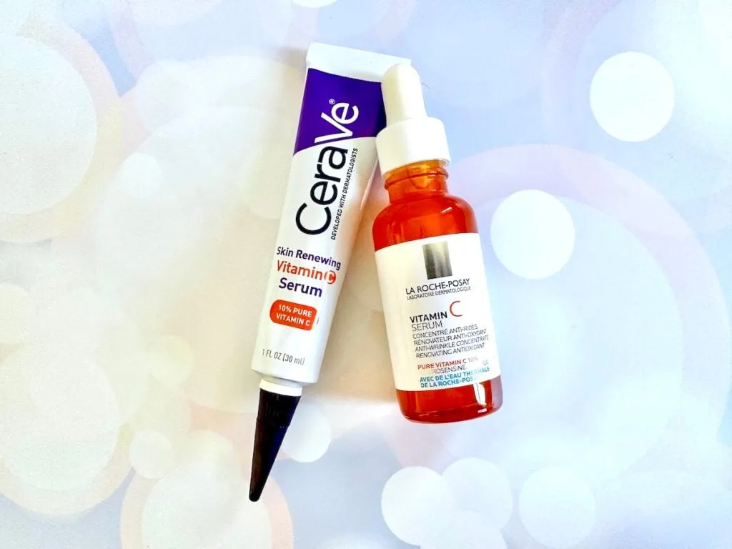 CeraVe Skin Renewing Vitamin C Serum vs La Roche-Posay Pure Vitamin C10 Serum.