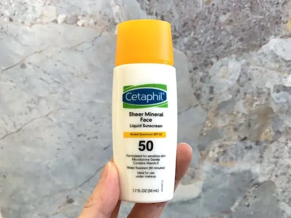 Cetaphil Sheer Mineral Face Liquid Sunscreen SPF 50