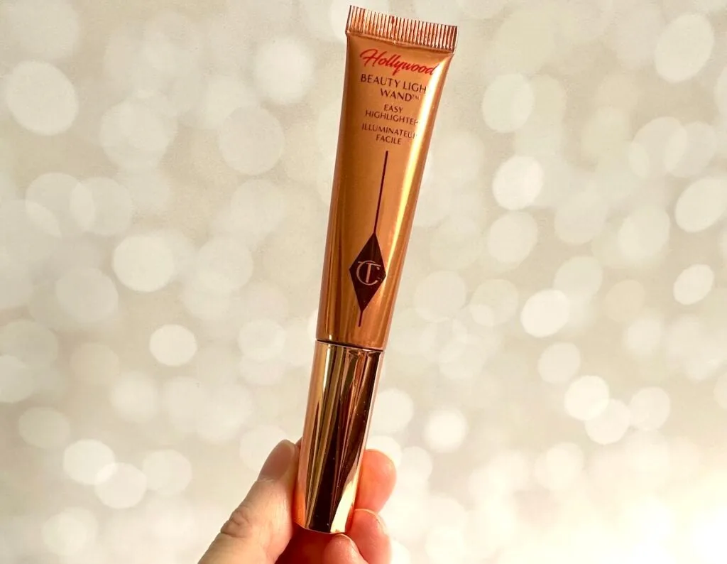 Charlotte Tilbury Hollywood Beauty Light Wand in the shade Spotlight, handheld.