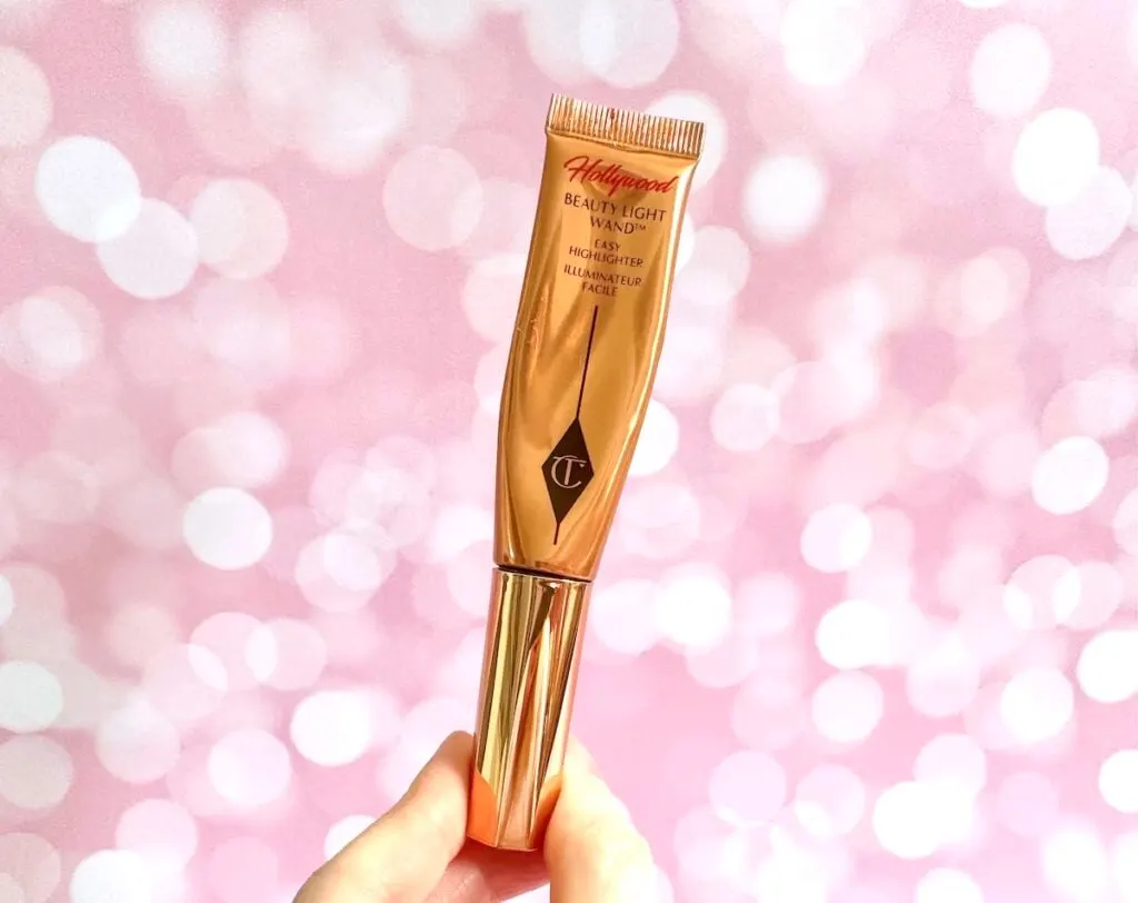 Charlotte Tilbury Hollywood Beauty Light Wand in the shade Spotlight, handheld.