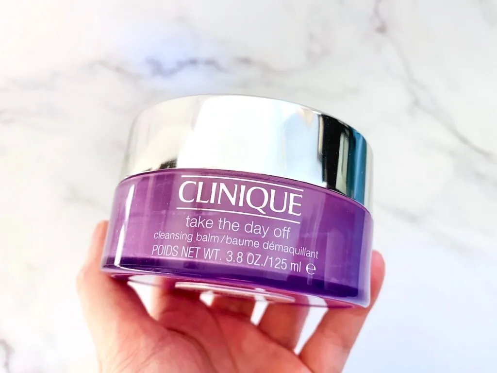 Clinique Take The Day Off Cleansing Balm hand-held