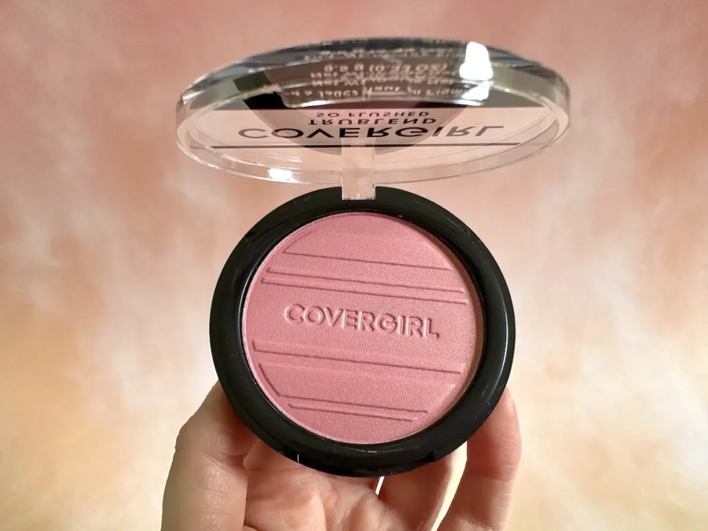 CoverGirl Trublend So Flushed High Pigment Blush in the shade Love Me, handheld.