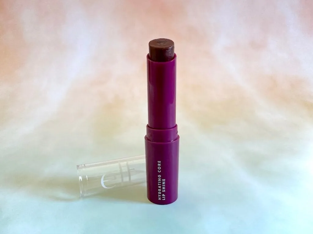 e.l.f. Hydrating Core Lip Shine in the shade Ecstatic.